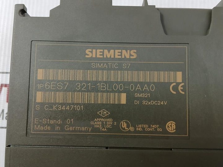 6Es7 321-1Bl00-0Aa0 Siemens Digital Output Module