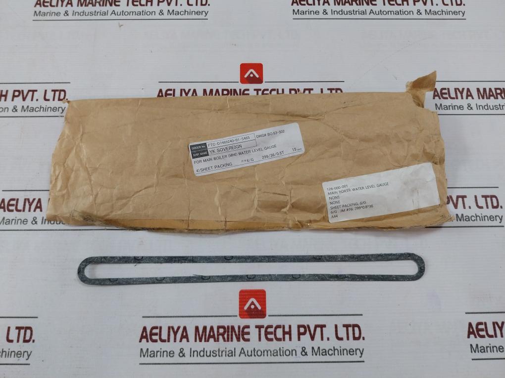 6/G Sheet Packing Gasket For Main Boiler (Mhi) Water Level Gauge A44