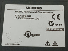 6Gk5005-0Ba00-1Aa3 Simatic Net Industrial Ethernet Switch Dc 24V 0,10A Siemens