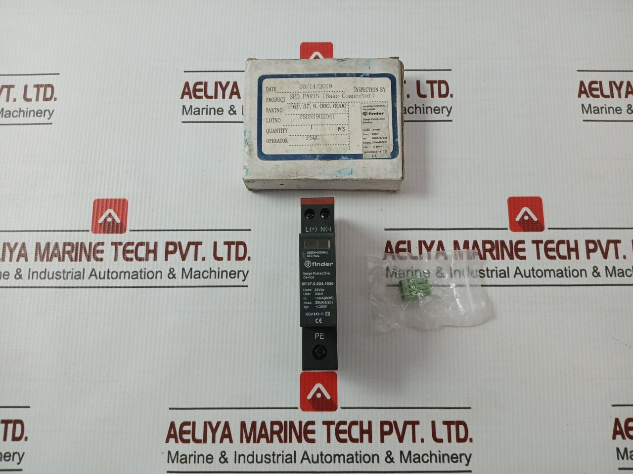 6P.37.9.024.1020 Finder 24Vdc 10Ka Surge Protective Device