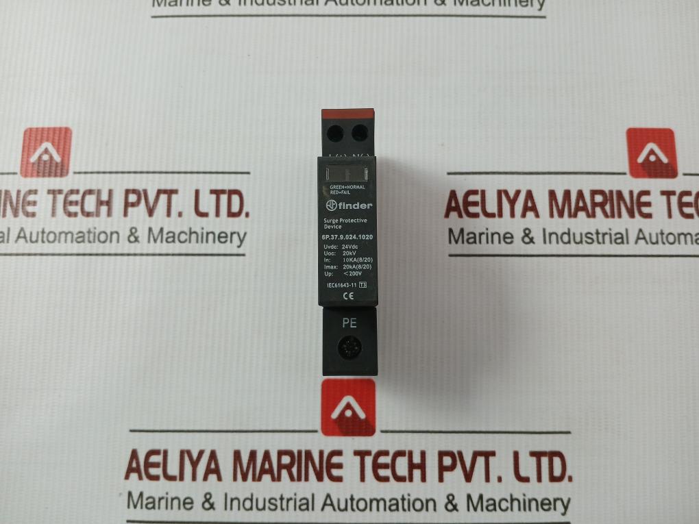 6P.37.9.024.1020 Finder 24Vdc 10Ka Surge Protective Device