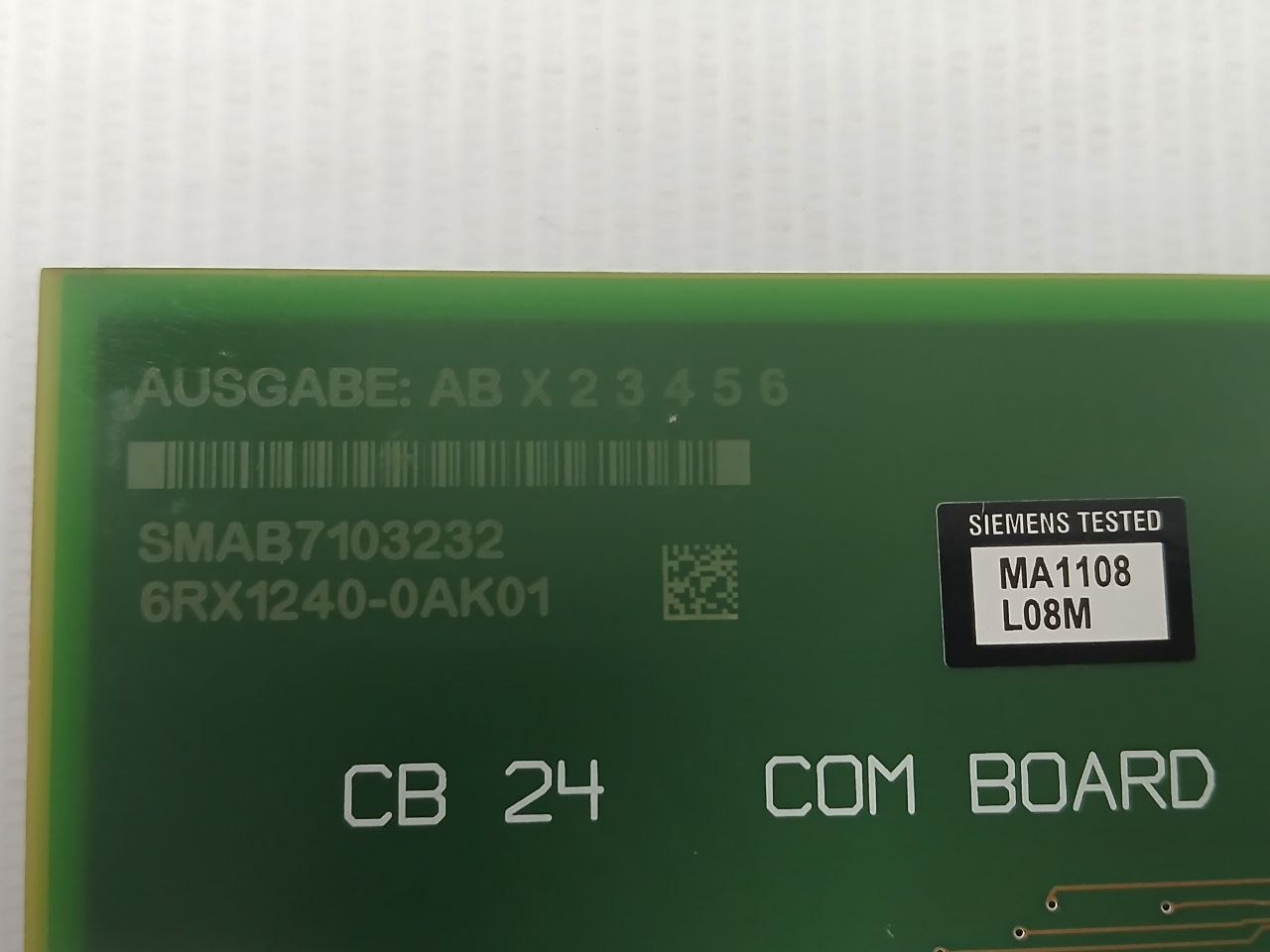6Rx1240-0Ak01 Siemens Communication Board Pcb