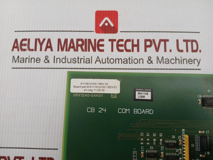 6Rx1240-0Ak01 Siemens Communication Board Pcb