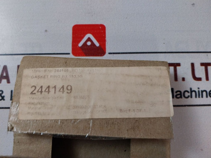 6A-1189 Bx153 S316-4 Gasket Ring Bx 153, Ss 244149