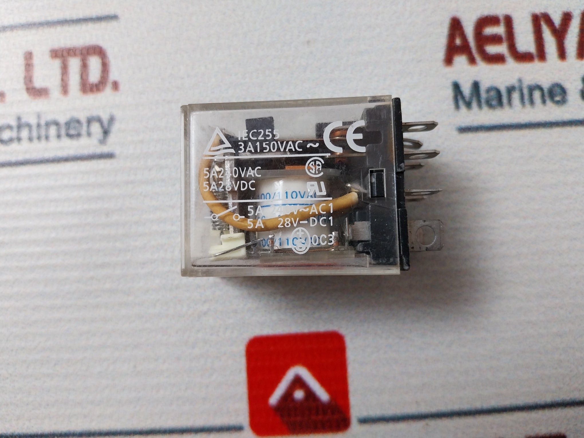 Lot Of 3X Omron Ly2N Relay 100/110Vac