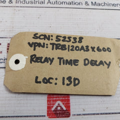Ssac Trb120A3X600 Solid State Time Delay Relay