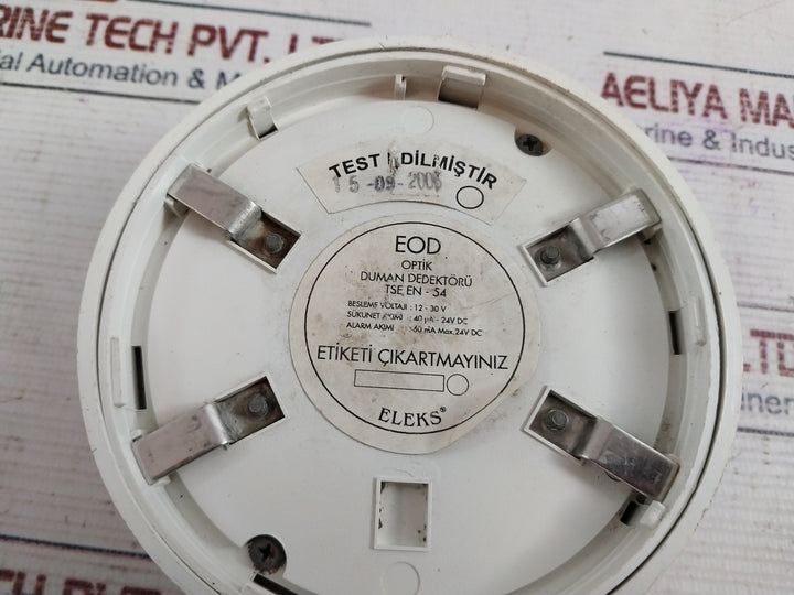 Eleks Tse En-54 Smoke Detector 12-30V 60Ma 24V Dc