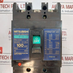 Mitsubishi Electric Nf100-cs No-fuse Breaker 100Amp 600V
