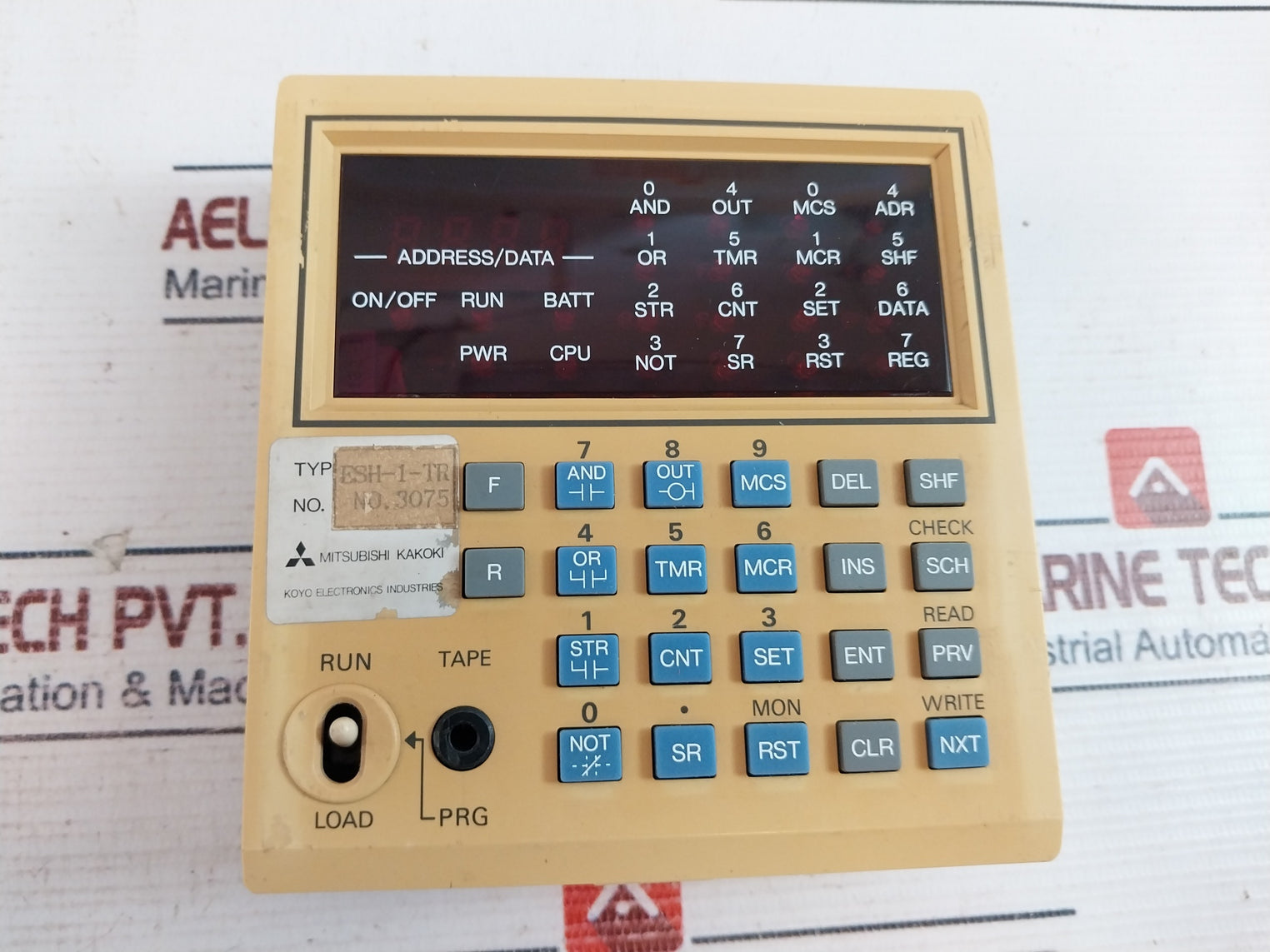 Mitsubishi Kakoki Esh-1-tr Programming Keyboard Display Ac200V Dc24V