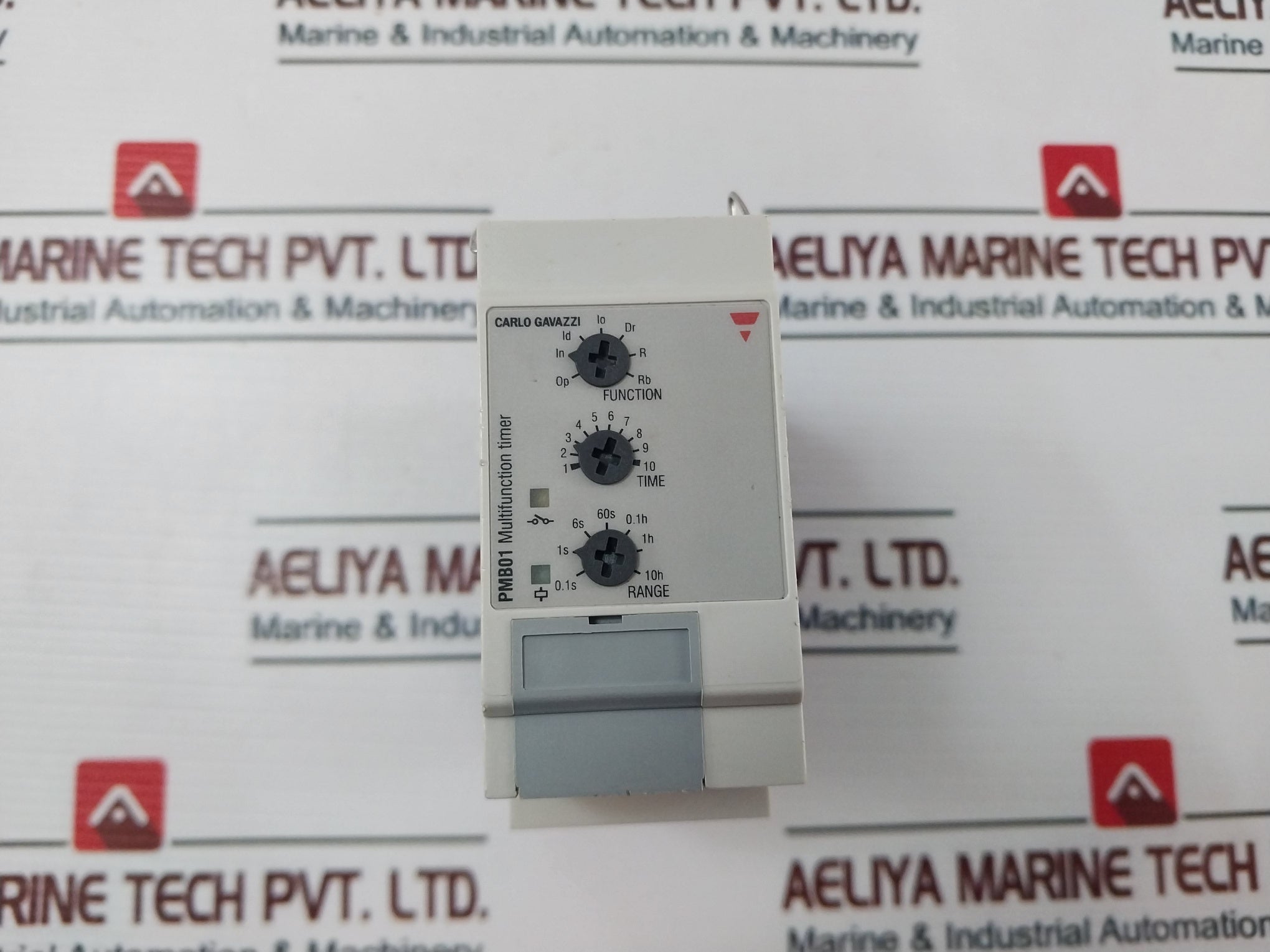 Carlo Gavazzi Pmb01Dm24 Multifunction Timer 24-240 Vac/Dc 50-60Hz With Base