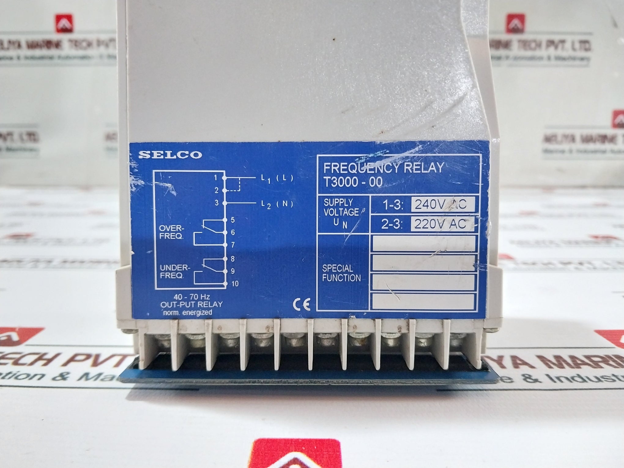 Selco T3000-00 Frequency Relay 220/240 VAC