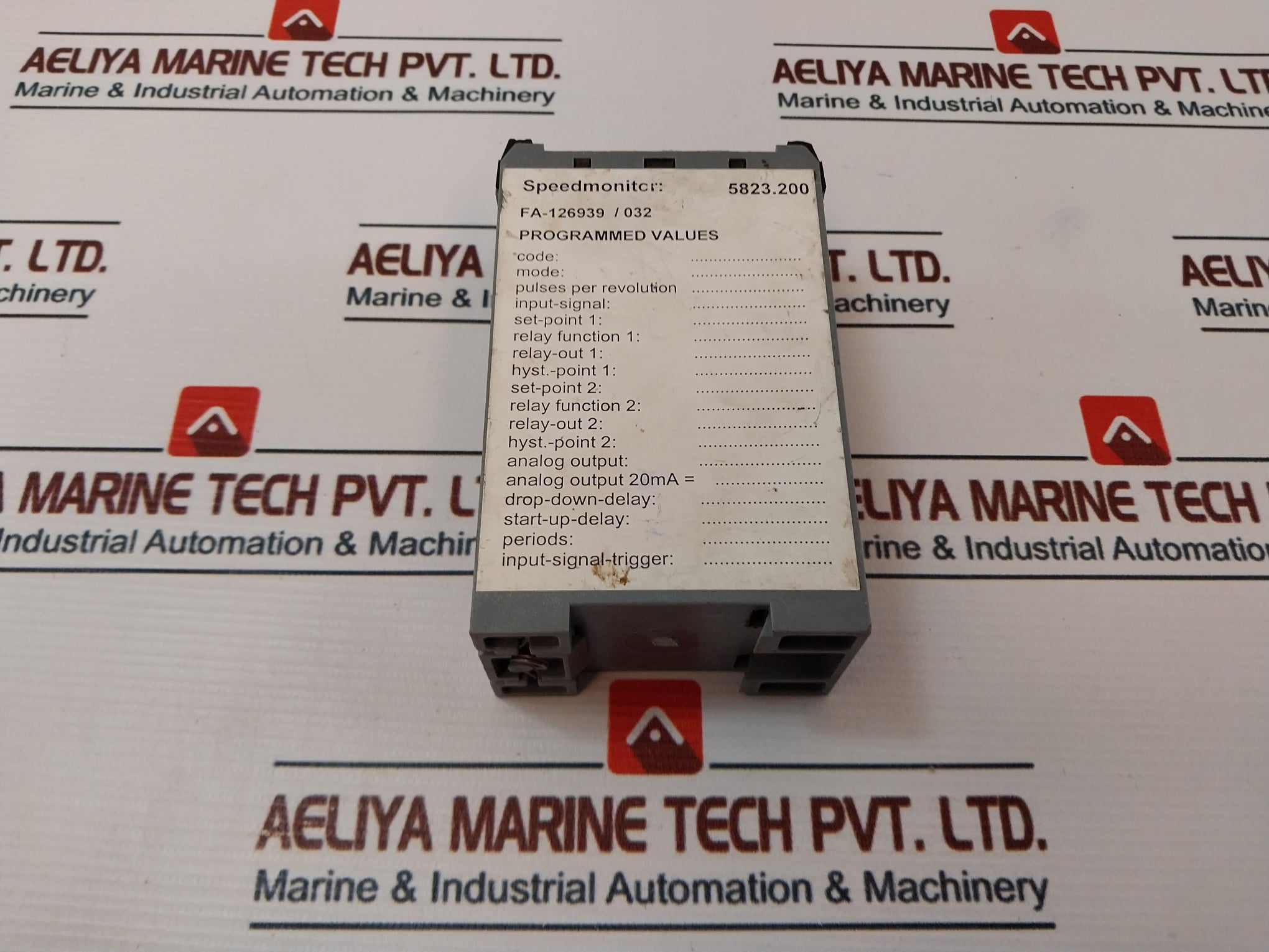 Rheintacho 5823.200 Analog Output 20Ma Speed Monitor 24Vdc