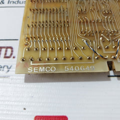 Semco 540649 Printed Circuit Board