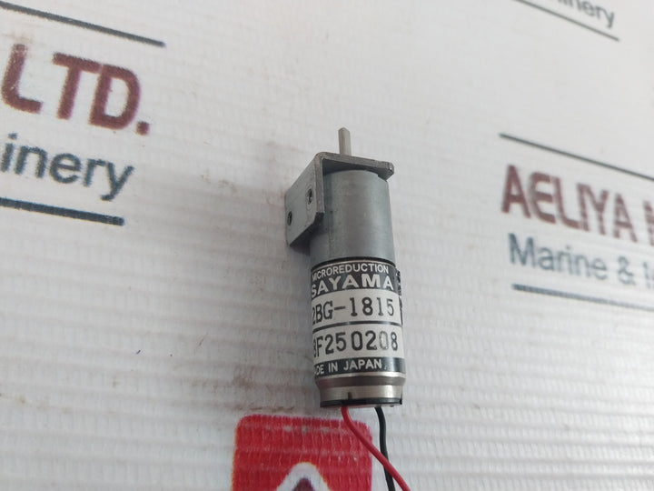 Sayama R12Bg-1815 Motor Microreduction 108F250208