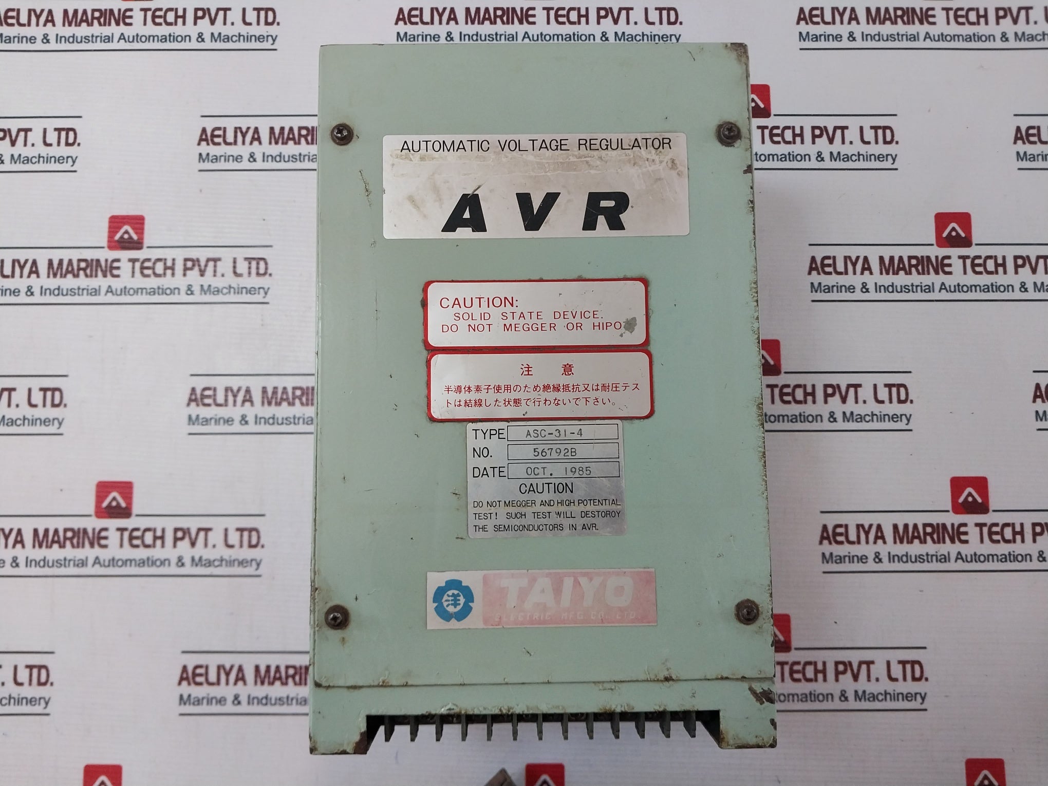 Taiyo Asc-31-4 Avr-automatic Voltage Regulator