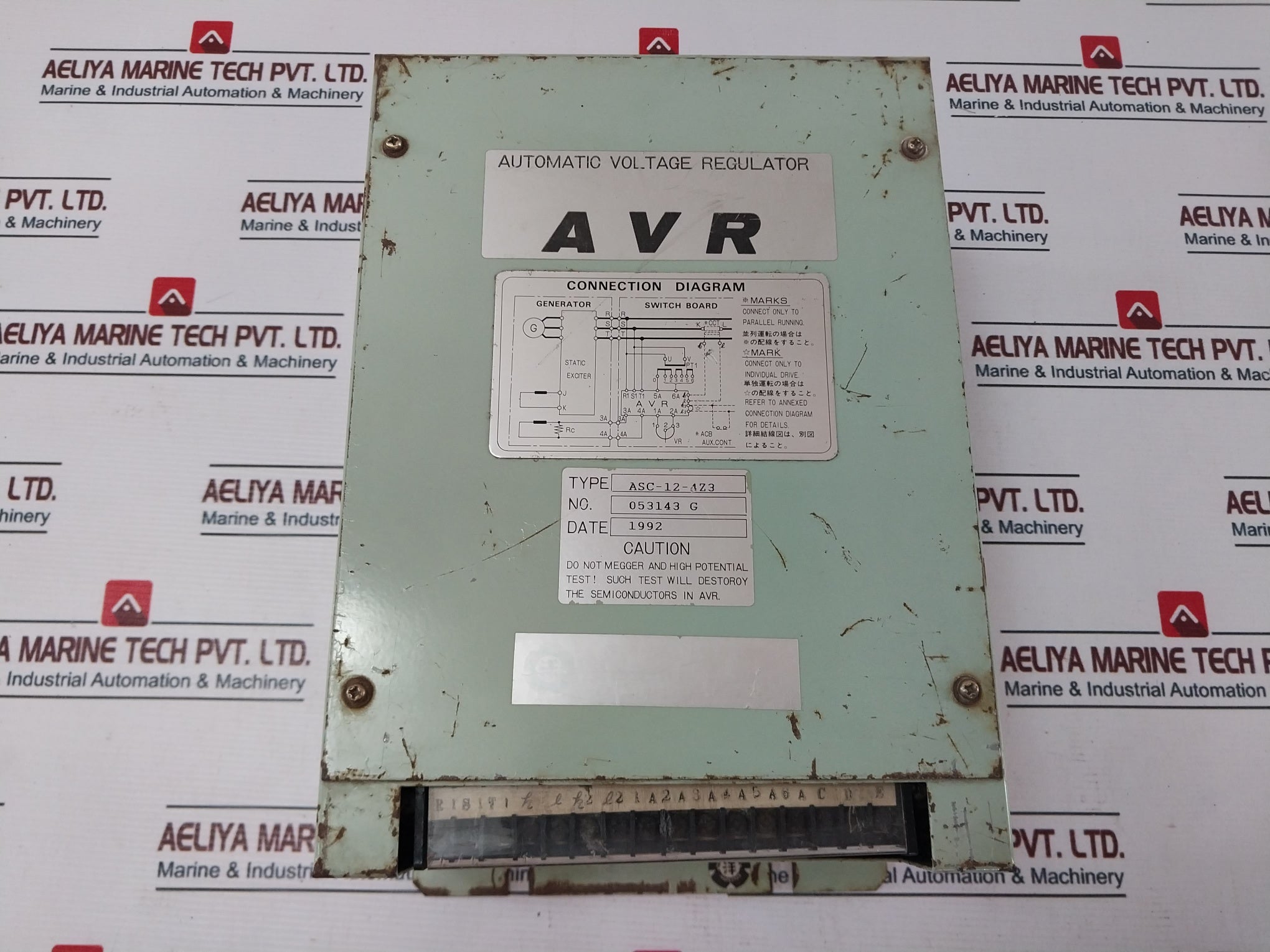 Taiyo ASC-12-4Z3 AVR-Automatic Voltage Regulator 053143 G