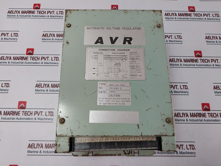 Taiyo ASC-12-4Z3 AVR-Automatic Voltage Regulator 053143 G