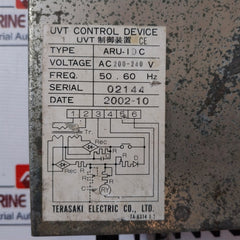 Terasaki Aru-i Dc Uvt Control Device Ac200-240V 50/60Hz