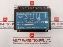 Osaka Nunotani Seiki Wspi-1A Speed Controller 090648