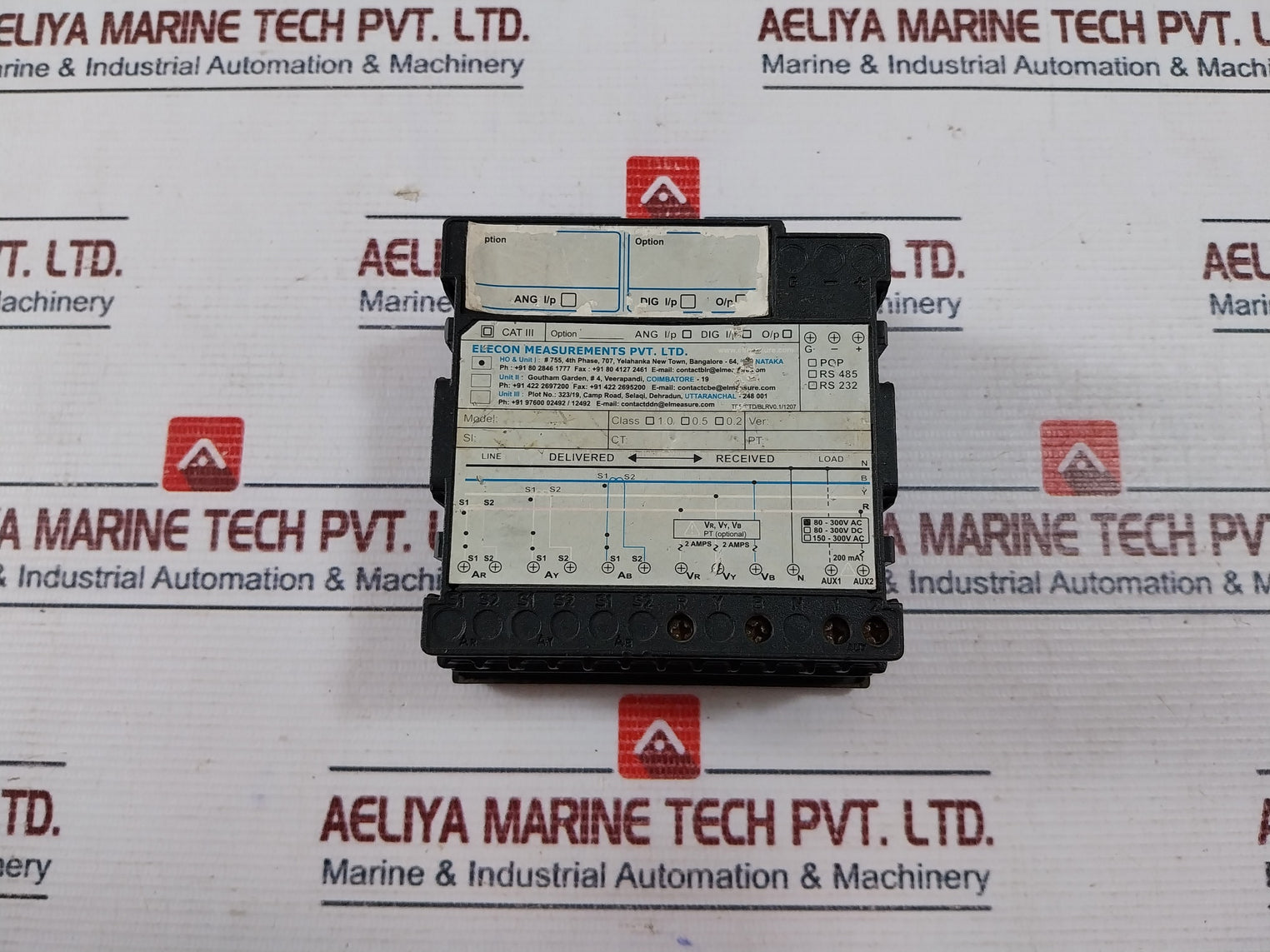 Elmeasure Alpha Hz Frequency Meter 80-300V Ac 200Ma