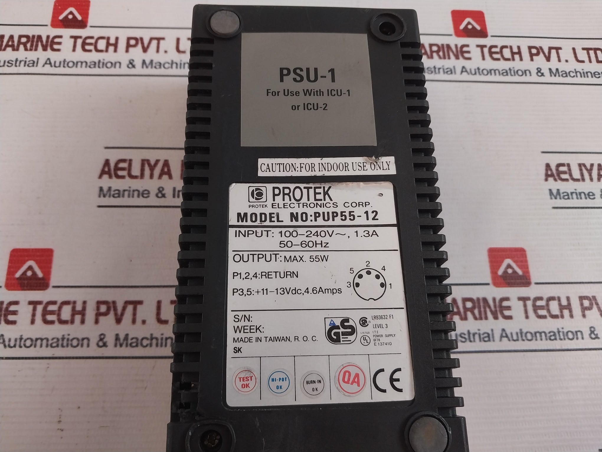 Protek Electronics Pup55-12 Power Supply 100-240V~ 50-60Hz