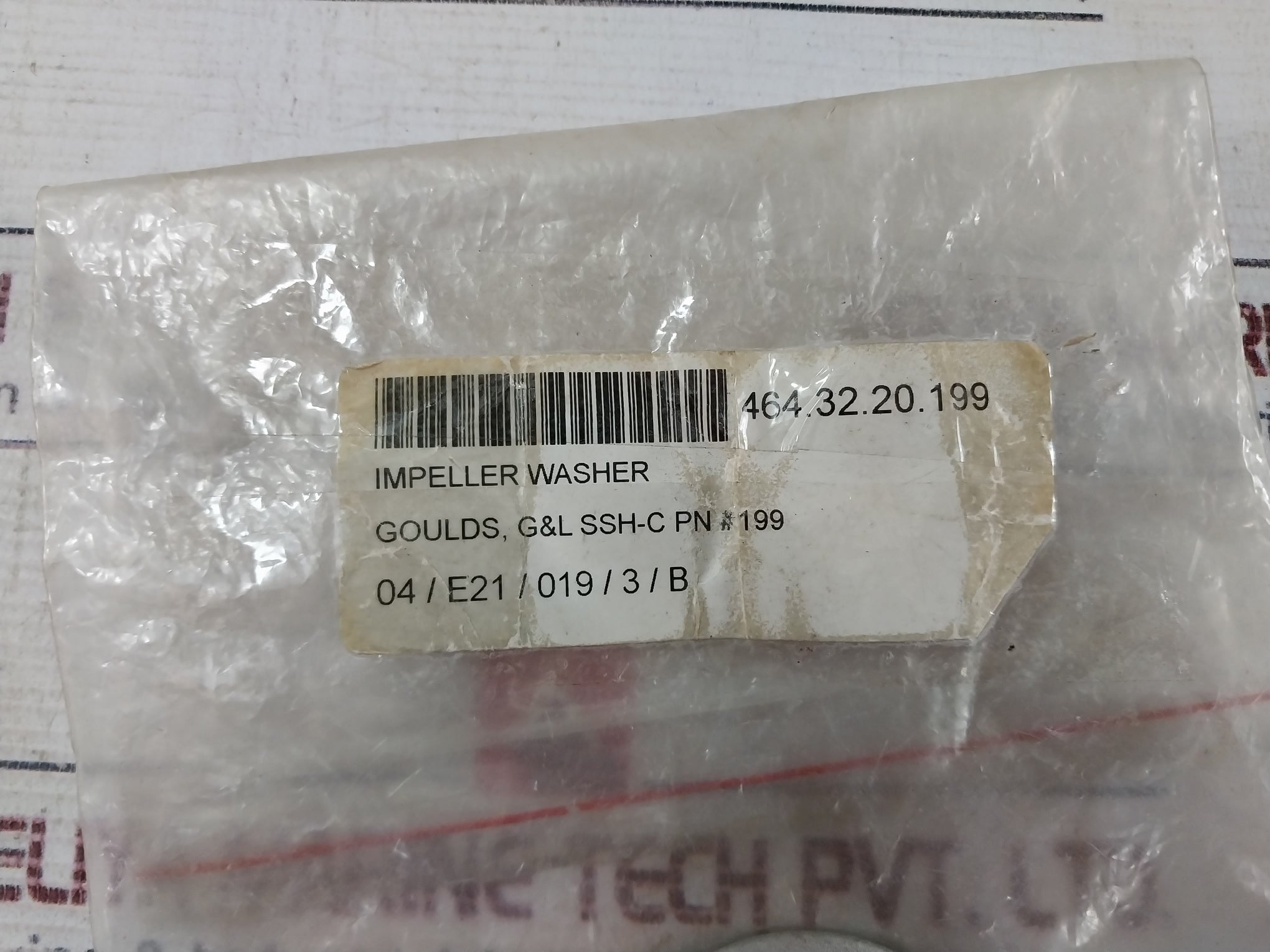 Goulds Cf8M Impeller Washer