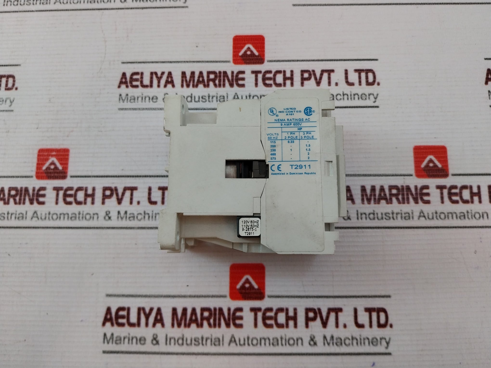 Cutler Hammer An16An0 Motor Starter 600V 9A 60Hz