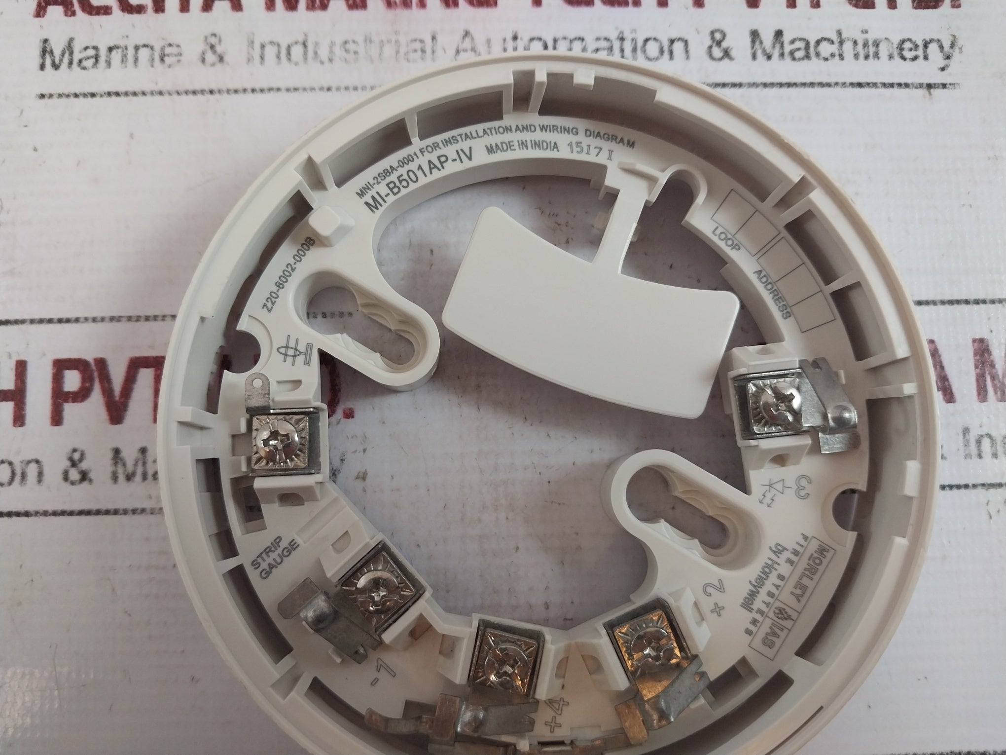 Lot Of 2X Honeywell Mi-B501Ap-Iv Sensor Mounting Base, Z20-8002-000B,1517I