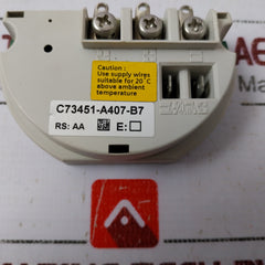 Siemens C73451-A407-B7 Wiring Module RS: AA (Minor Crack)