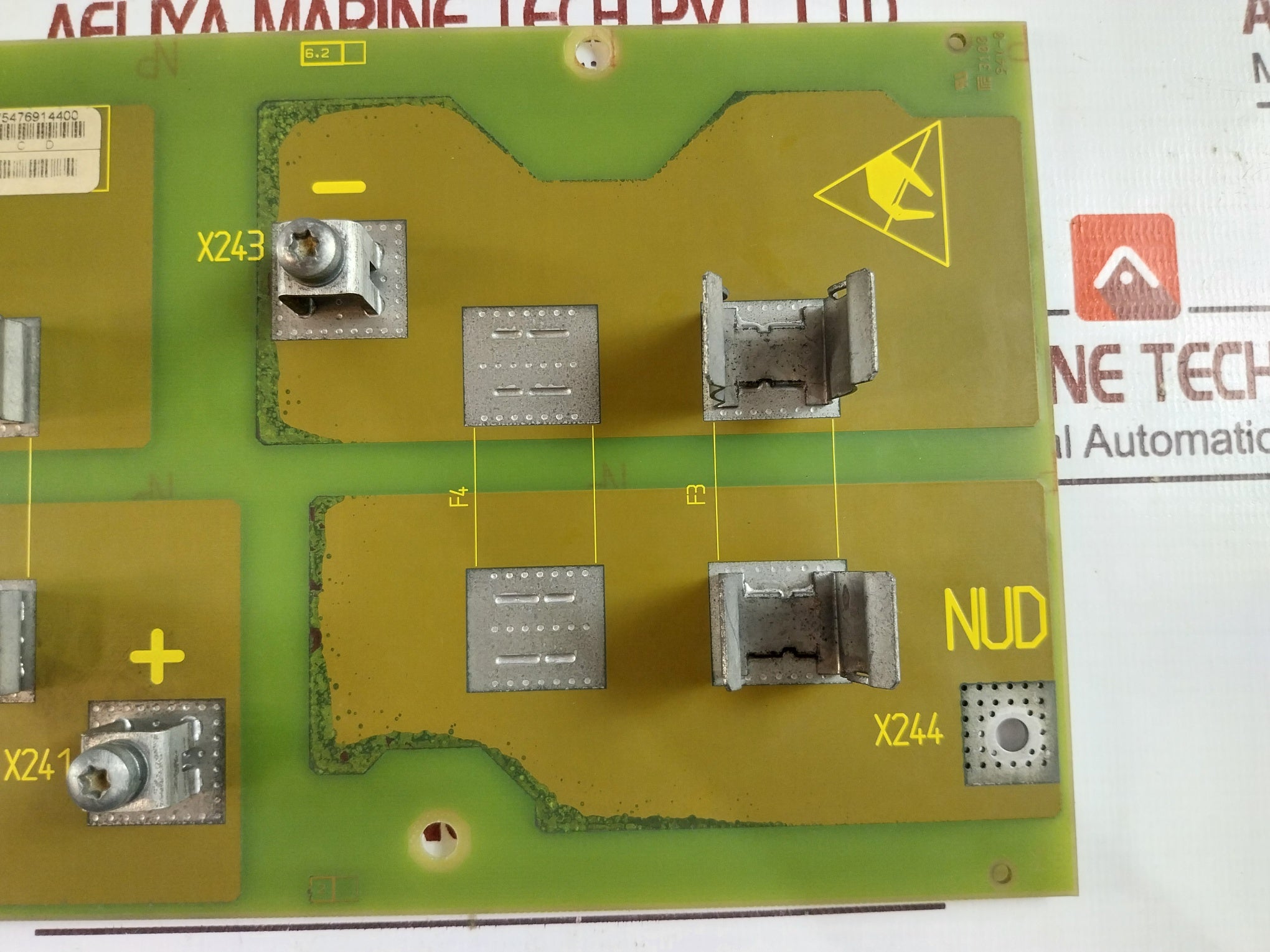 Siemens 6Se7024-7Ud84-1Hg0 Fuse Link Printed Circuit Board Module, X B C D/A