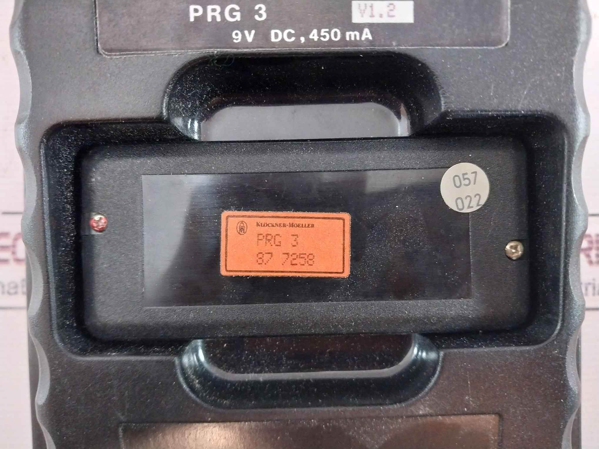 Klockner-moeller PRG 3 Hand-held Programmer With Cable V1.2 9V DC 450 mA