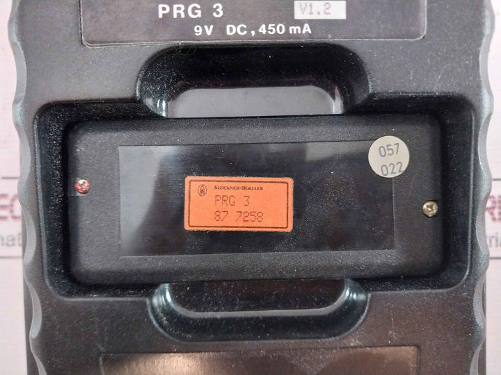 Klockner-moeller PRG 3 Hand-held Programmer With Cable V1.2 9V DC 450 mA