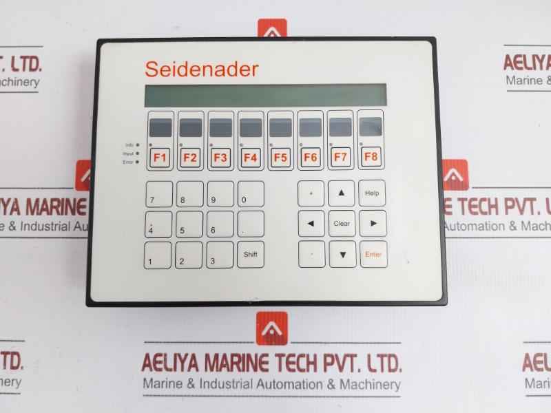 700-090-0Bt11 Proline 90 Hmi Operator Panel Seidenader 18V-30V Dc