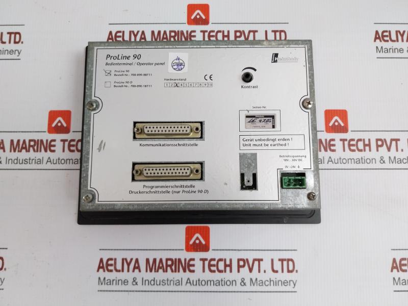 700-090-0Bt11 Proline 90 Hmi Operator Panel Seidenader 18V-30V Dc