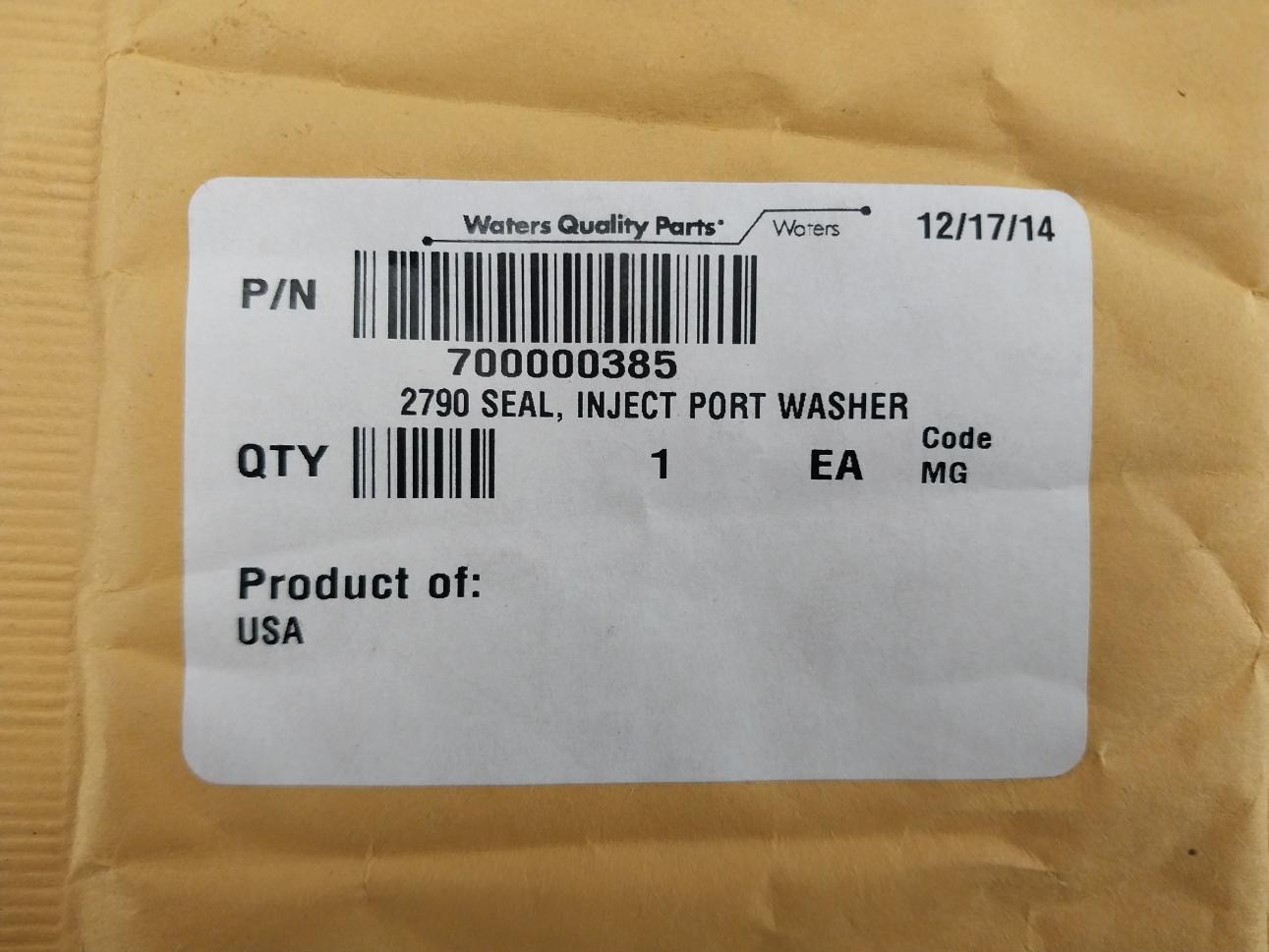 700000385 Waters Inject Port Seal Washer