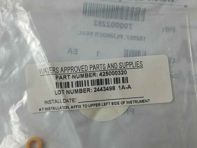 700002282 Waters 1525Ef Plunger Seal With New Condition