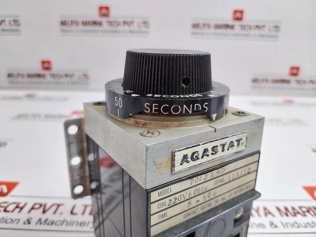 7012L9D Time Delay Relay 5-50 Seconds Agastat