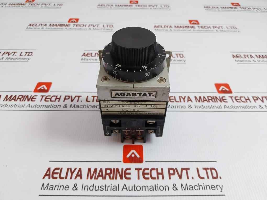 7012L9D Time Delay Relay 5-50 Seconds Agastat