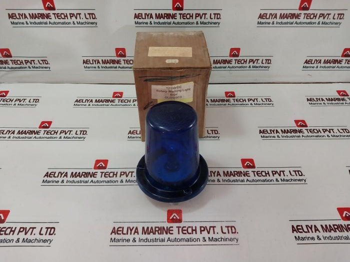 70218 03 Rotary Warning Light Blue 12/24Vdc