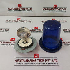 70218 03 Rotary Warning Light Blue 12/24Vdc