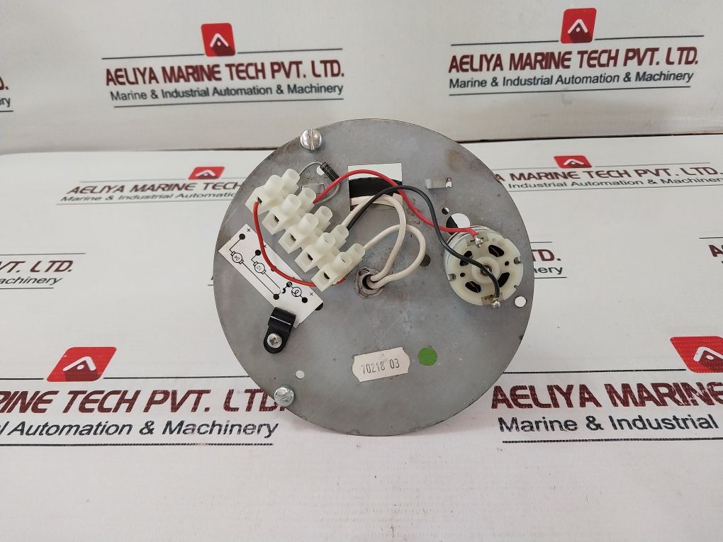 70218 03 Rotary Warning Light Blue 12/24Vdc