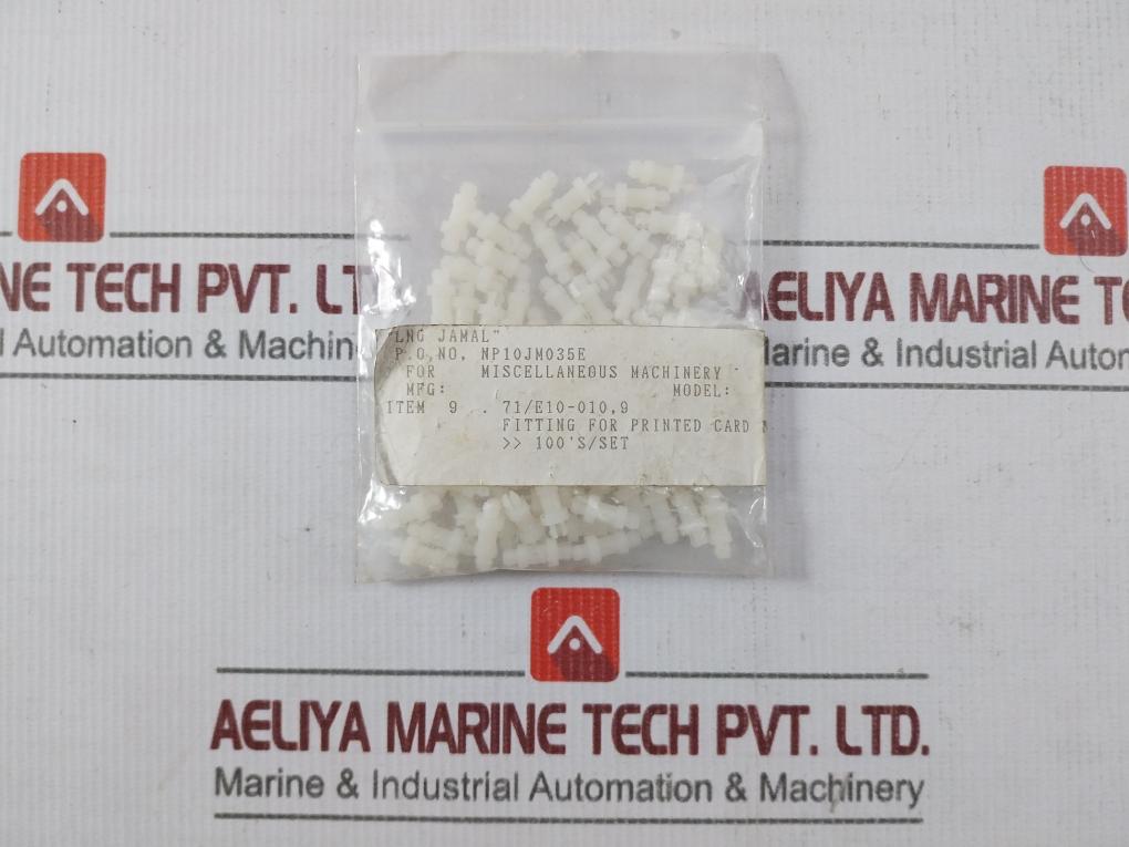 71/E10-010,9 Fitting For Printed Card Board (1 Packet = 69 Pcs)