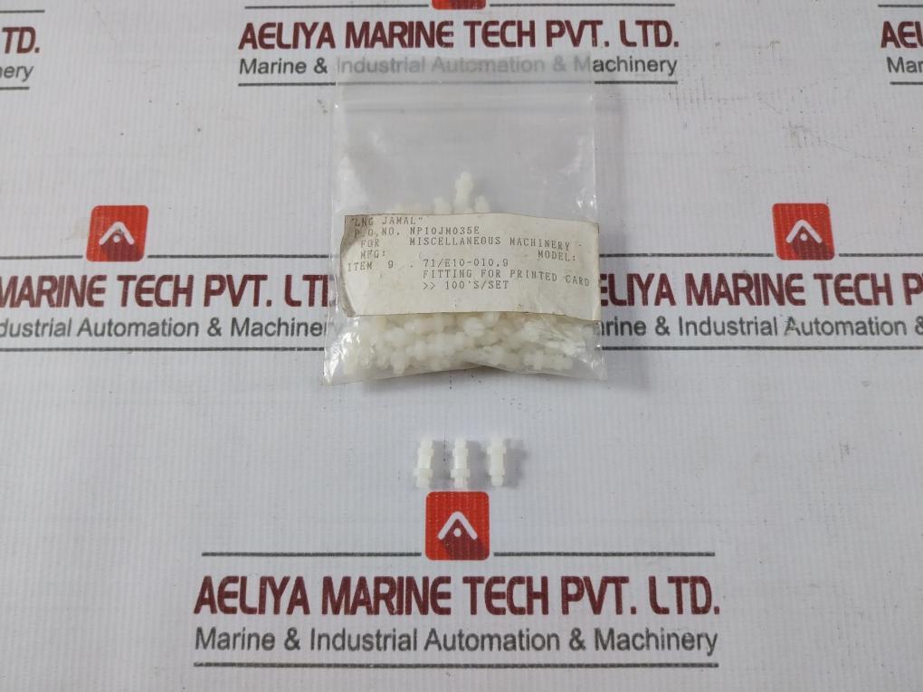 71/E10-010,9 Fitting For Printed Card Board (1 Packet = 69 Pcs)
