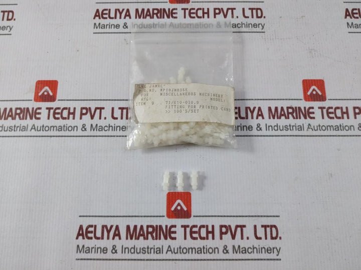 71/E10-010,9 Fitting For Printed Card Board (1 Packet = 69 Pcs)