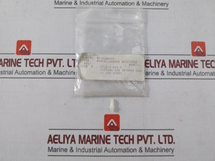 71/E10-010,9 Fitting For Printed Card Board (1 Packet = 69 Pcs)