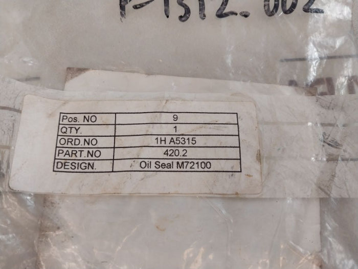 72.100.10 A Oil Seal Packing M72100