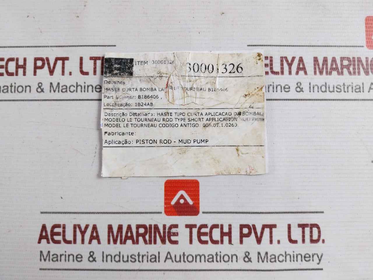 7200G-02 Mud Pump Pony Rod 30001326