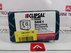 Clipsal 56SW220 2-Pole Mounting Enclosure IP66 20A 415V Single Gang