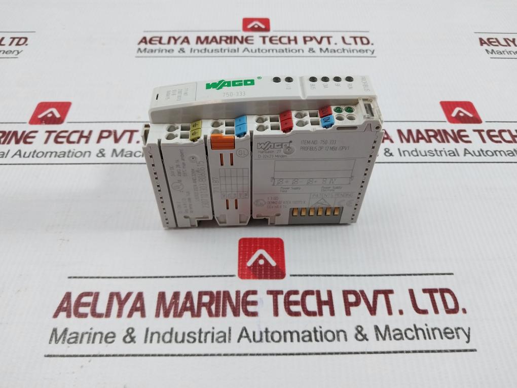 750-333 Wago 24V Dc Profibus Dp Fieldbus Coupler