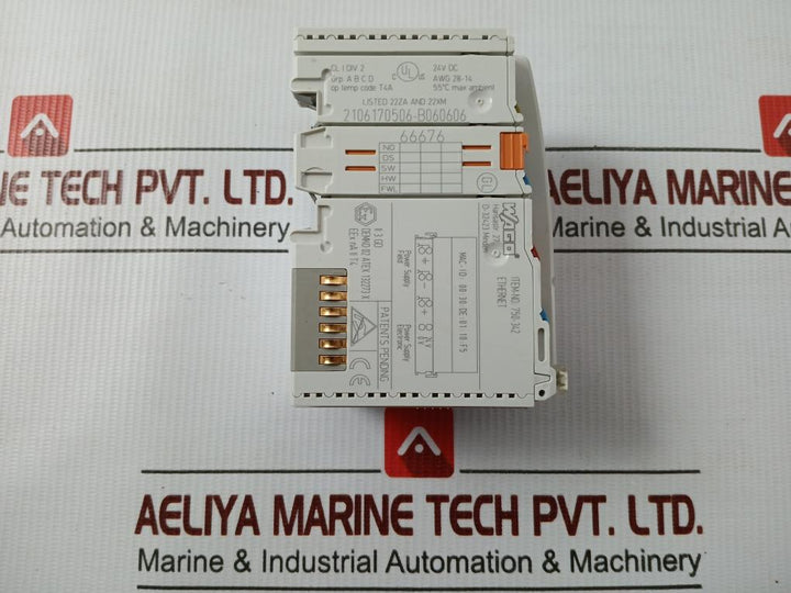 750-342 Wago 24V Dc Fieldbus Coupler Ethernet